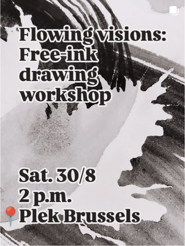 Visuel atelier libre à l'encre